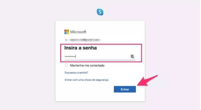 skype-2-senha Como fazer videochamada no Skype