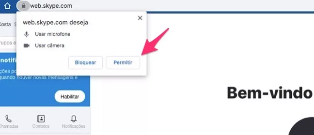skype-7-permitir Como fazer videochamada no Skype